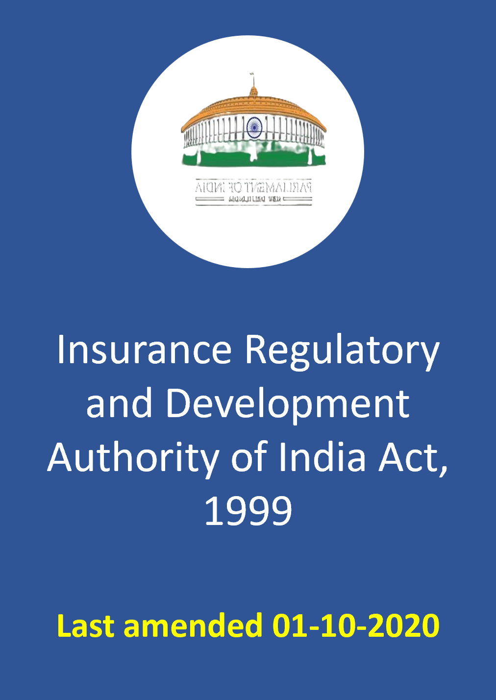 Insurance Regulatory and Development Authority of India Act, 1999